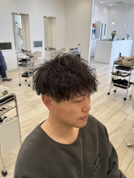 ロンド ラマ 岐阜(Lond bla-ma) 刈り上げマッシュ×シャドウパーマ【Lond伊藤メンズ】