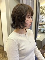 ヘアーアイスカルテット(HAIR ICI QUARTET)&nbsp;ブリーチなし◎暖色ベージュパーマの愛されボブ