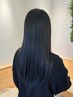 【カラー/暗髪でも抜け感欲しい実習・就活生◎】＞ブルーブラック ￥9000