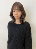 アクシス 栄店(`AXIS)&nbsp;森崎ミルクティーブロンド/ダークブルー/デジタルパーマ/栄