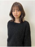 森崎ミルクティーブロンド/ダークブルー/デジタルパーマ/栄