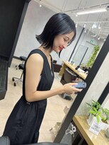バランス 新宿(balance)&nbsp;ヘアドネーション/大人ボブ/切りっぱなしボブ/小松光司1
