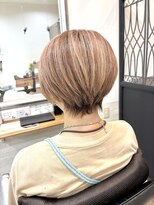 ヘアアンドメイク 心座(hair&make)&nbsp;大人ショート×上品ハイライト