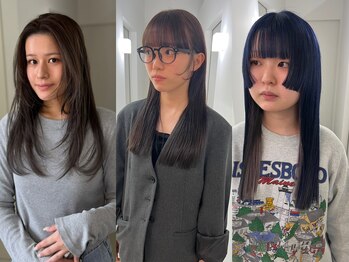 ヒュー(HUE)の写真/前髪カット・顔周りレイヤーでイメチェン!今大人気のレイヤーで魅力を引き出すスタイルを提案します♪