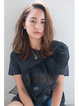 レイラバイアフロート 吉祥寺(Lila by afloat) バレイヤージュでフェアリーミディ アフロート 小笠原　剛