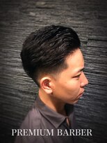 プレミアムバーバー 新宿店(PREMIUM BARBER produce by HIRO GINZA)&nbsp;高めツーブロック外国人風バーバースタイル