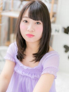 カバーヘア 上尾西口店(COVER HAIR) *mod's上尾*黒髪も◎ツヤ感ナチュラルストレートa