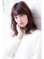 ヘアーアートシフォン 川口東口店(hair art chiffon)&nbsp;ダークアッシュ/大人ガーリー/ミディアムレイヤーカット