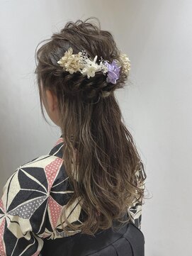 リア(Li'a by neolive) 卒業式　ヘアセット　袴ヘア