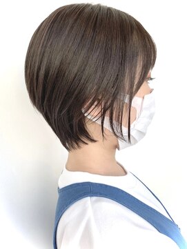 ケーツーナゴヤ(K two NAGOYA) 小顔ショートヘアと、透明感オリーブカラー【名古屋美容室】