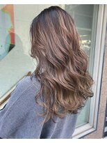 レブル(Re BuLL)&nbsp;ベージュバレイヤージュ、韓国ヘア、オルチャンヘア