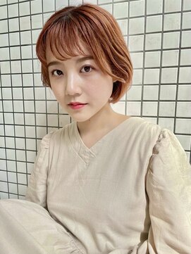 エミュ 天文館店(eMu) ピレンジカラー☆丸みショート