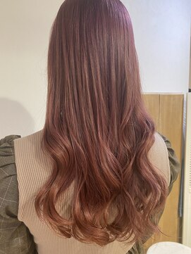 ヘアーサロン クスキ(hair salon KUSUKI) つやつやピンク