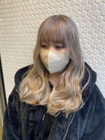 エル(EL by green)&nbsp;《tomi》ロングレイヤー×ブロンドベージュ