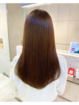 ヘアー ミッション 心斎橋店(hair Mission) ピンクブラウンイルミナカラーと髪質改善