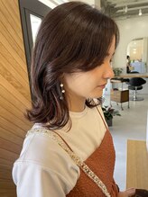 バショ(ba sho) イヤリングカラーピンクベージュ