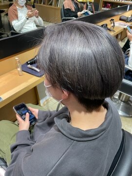 オーガニック ライフ 若葉 鶴ヶ島(organic+life) 20代30代40代小顔ハンサムショート