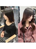 チョコレートブラウン#シールエクステ#韓国#ヨシンモリ#静岡
