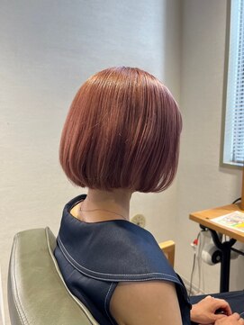 ビス リアン 川口店(Vis lien) 大人可愛い丸みボブピンクラベンダーベージュベビーピンク