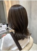 ◯着物メルティカラーフェミニンロング似合わせカットハイライト