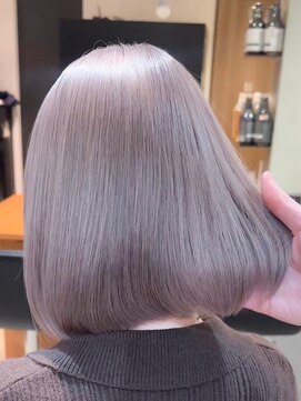 ロイス 神宮前(ROIS) ケアブリーチ/ミルクティーベージュ/髪質改善トリートメント/