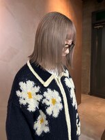 フローレンアンド(FLOREN and)&nbsp;ダブルカラー/ミルクティーベージュ