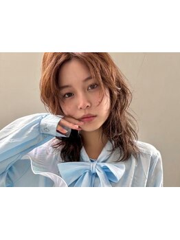 大人気の"インナーカラー&ダブルカラー"でお顔も明るく*[広島袋町本通/ケアブリーチ/白髪ぼかしハイライト]