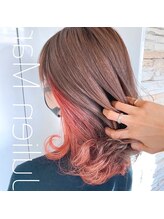 【インナーカラー/イヤリングカラー】派手色でも、馴染みやすい同系色でもどちらも可愛いデザインカラー☆