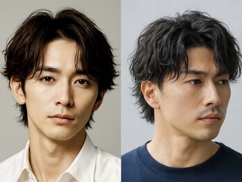 ハレ ヘアサロン(Hale hair salon)の写真/こだわりのメンズパーマを丁寧に施術！4席限定なので初パーマも安心◎［フェザー/スパイラル］