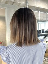 ラック(LUCK)&nbsp;シルキーベージュ/バレイヤージュ/ハイライト/似合わせカット