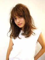 バランス 原宿 表参道(balance) ヘーゼルベージュ×ミディアムヘア YUKA