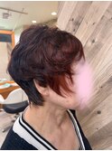 丸みのあるショートスタイル