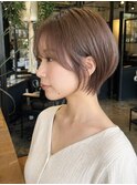 大人可愛いショートボブ