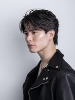 ビカムメンズヘアー 栄店(become men's hair)&nbsp;フェザーパーマセンターパートニュアンスパーマ名古屋栄