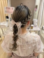 ヘアセットサロンコト(Hair Set Salon KOTO) 編みおろしヘアアレンジ