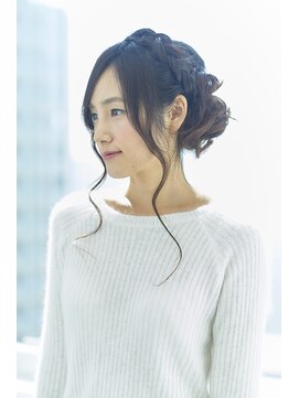 アトリエマサコ ラスカ茅ヶ崎店(Atelier MASAKO) ラスカ茅ヶ崎内♪編み込みをmixした大人可愛いアレンジヘア