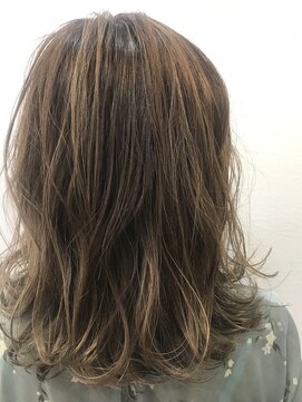 ルアン(Luan) シフォンベージュハイライトmix