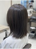 コバルトアッシュ×外はねボブ