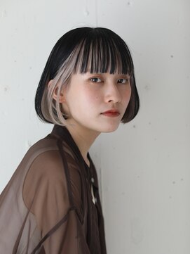 リガナッツ 池袋店(Riganuts) [riganuts 池袋店]インナーカラー×ナチュラルボブ