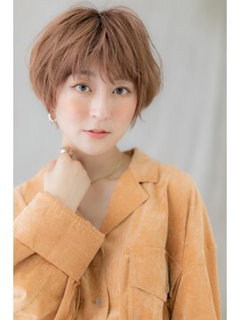 カバーヘア 上尾西口店(COVER HAIR) カーキペールカラー抜け感ショートマッシュ301Z上尾10代20代30代