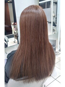 ヘアースタジオ ジェイワン(hair studio J ONE) ブリーチ無し/白髪染めに見えない白髪染め/ピンクベージュ/