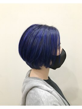 ワイスラッシュジングウ(Y / JINGU) ≪ネイビーブルー≫ケアブリーチ必須★