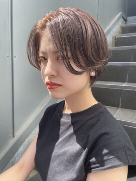 ヌード(NUDE) NUDEボブショート20代30代40代前髪なしショート大人ショートボブ