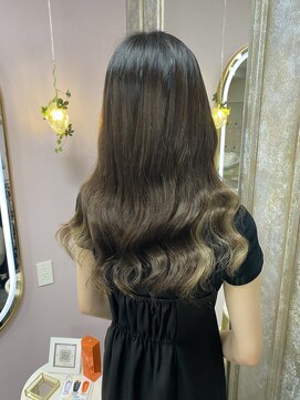 ガルボヘアー 名古屋栄店(garbo hair) #プルエクステ#インナー#名古屋#栄#さら艶ロング#ベージュ