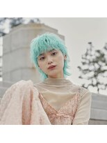 ルク(RUKU)&nbsp;ウルフカット/ウルフ/ハイトーンカラー