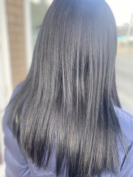 ピックアップ(Pick UP) 暗髪ピンクカラー　艶髪ロング　ヘアケア20代30代40代