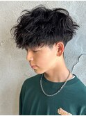 ツイストスパイラルパーマメンズパーマメンズマッシュ群馬高崎