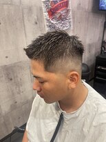 バーバーショップ ネオ セカンド(BARBERSHOP NEO2nd)&nbsp;フェザーアップ　フェード　メンズショート