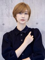 アイスバーグ(eyesburg)&nbsp;20代30代40代/くびれショート/前髪あり/グレージュ/ひし形