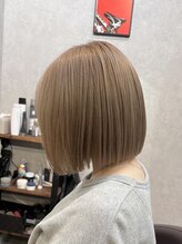 ノット(KNOT.) ブロンド×ミニボブ